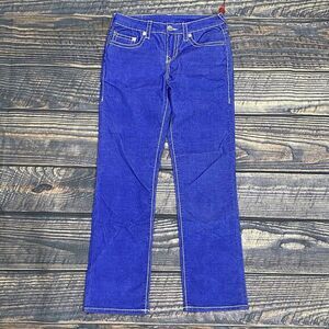 True Religion Kids Straight‎ Denim Blue Size 14 Jeans Embroidered Flap Pockets